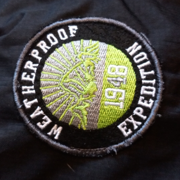 Black/Lime Green Ski Coat Double Zipper Size XL (18/20) - Picture 3 of 9